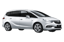 Car Hire Brighouse - Vauxhall Zafira 7-Seater - Minibus hire Brighouse